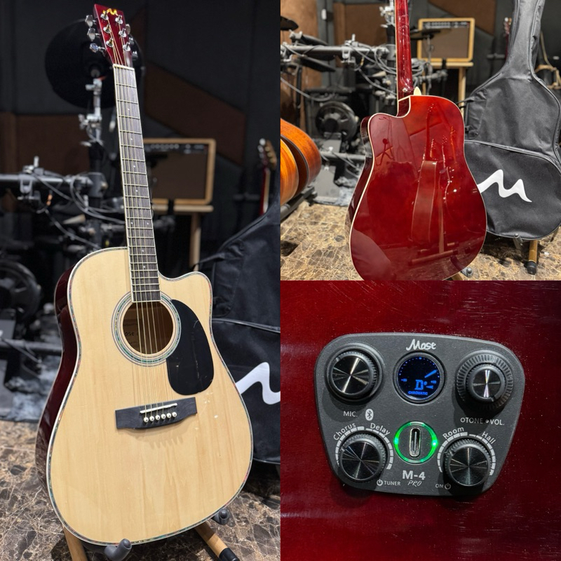 มีลำโพงในตัว กีต้าร์โปร่งไฟฟ้า Most M-41 M-40 Transacoustic ทรานอคูสติก ...
