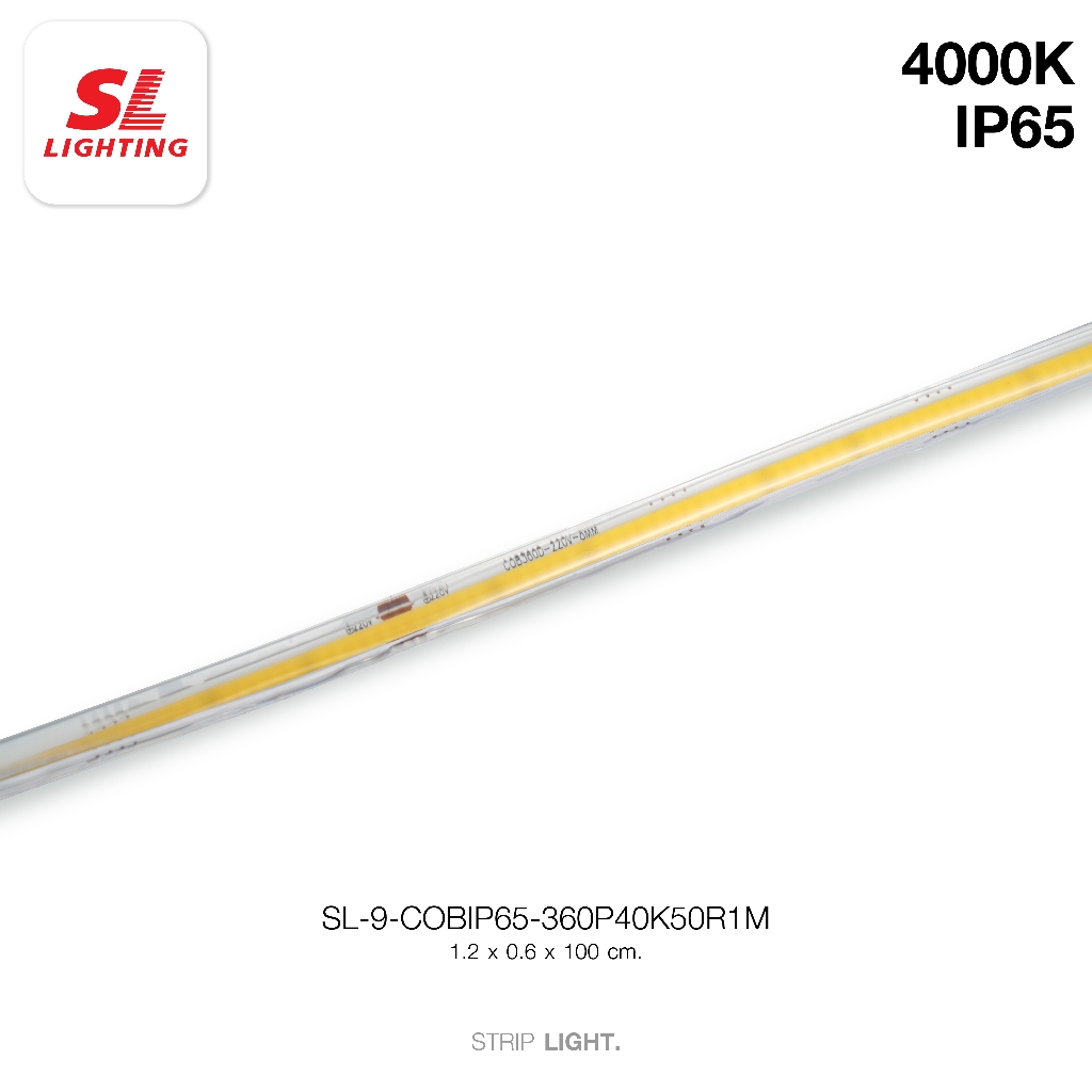 SL LIGHTING | LED Strip Light COB IP65 220V ไฟเส้นแอลอีดี สวย สว่าง สม ...