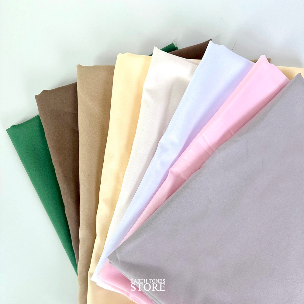 (ส่งไว) ผ้าโพลีเอสเตอร์ Polyester ผ้าสีพื้น เนื้อด้าน พร็อพถ่ายรูป ทำ ...
