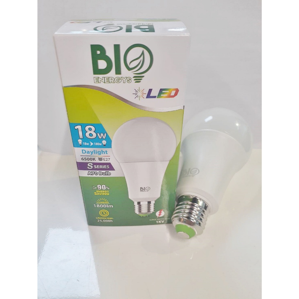 หลอด LED BULB รุ่น S-Series (ขนาด 9 และ 18 วัตต์) แสงขาว BIO BULB ...