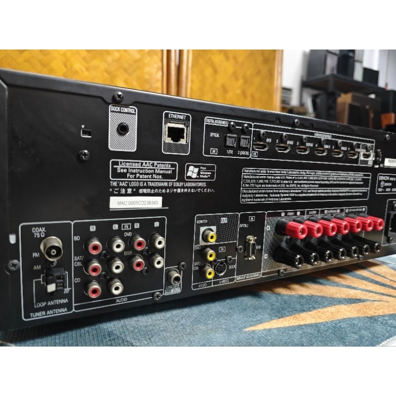DENON AVR-1912 (7.1ch) Integrated Network AV Receiver มือสองนำเข้า