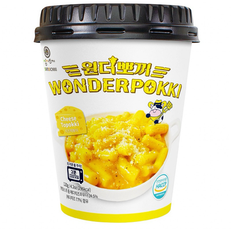 Wonderpokki Chesse Toppokki/Rose Creamy/Spicy/Jjang Topokki 120g ต็อกบ ...