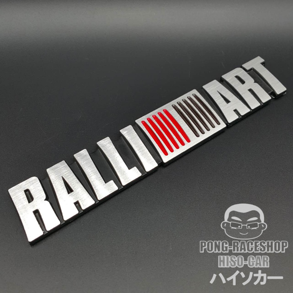 ส่งจากกรุงเทพ โลโก้ อลูมิเนียม 3D ralliart Rally Art แรลลี่อาร์ท ...
