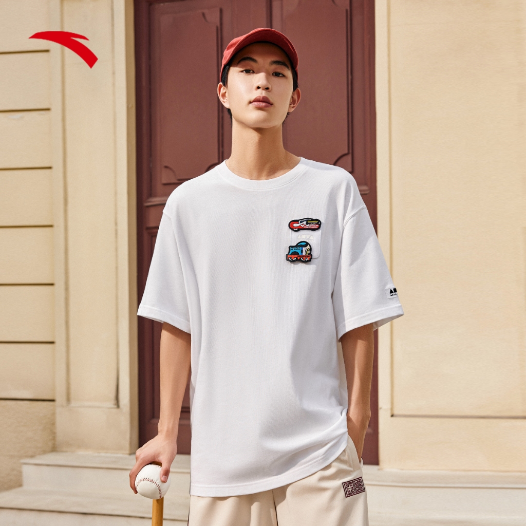 ANTA X Wang YiBo] Unisex Cotton Lifestyle Shirts 1524B8114