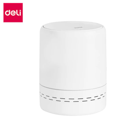 Deli ถังขยะอัตโยมัติ 12L ฝาเปิดแบบป๊อบอัพ ถังขยะทรงกลม ขนาดใหญ่ เหมาะสําหรับครัวเรือน Trash can