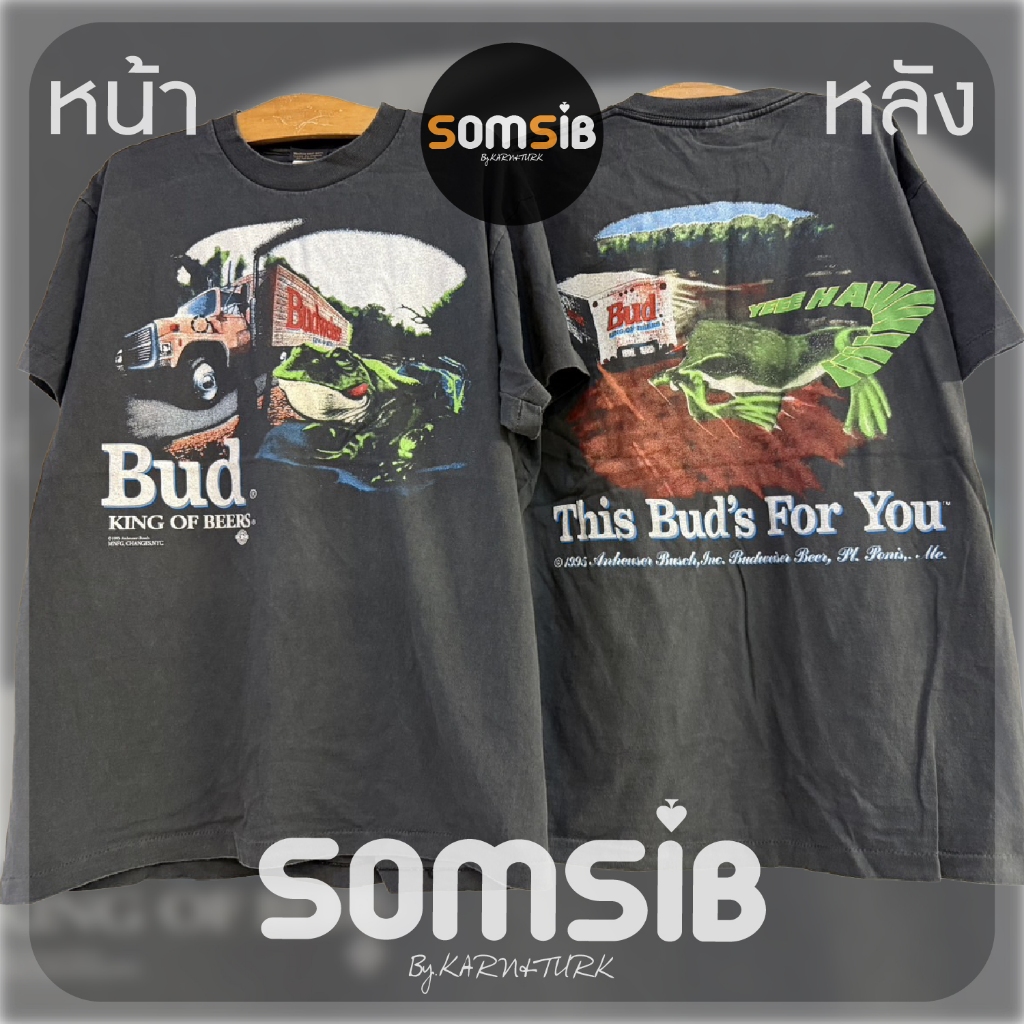 เสื้อ ผ้าเฟด Bud Weis er - รถบรรทุก | Shopee Thailand