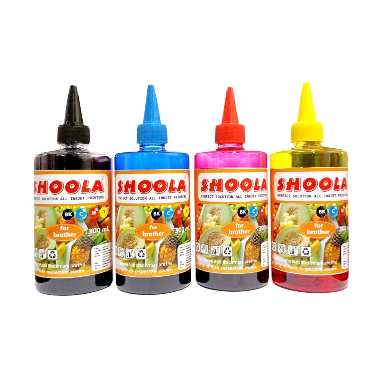 หมึกเติม SHOOLA Inkjet Refill For Brother เกรดพรีเมี่ยม สำหรับเติม ...