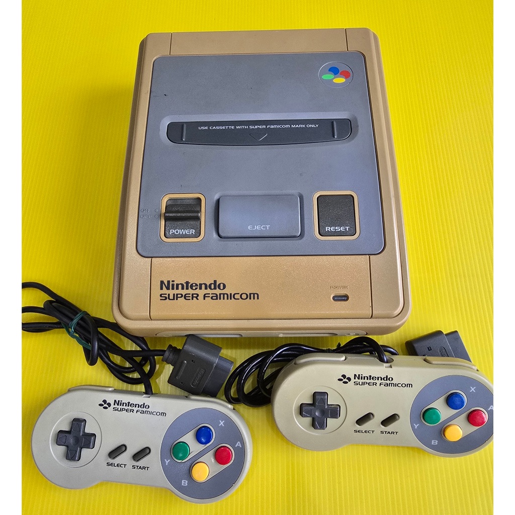 [มือสอง] Nintendo Super famicom (SNES) พร้อม 2 จอย ไม่มีสายไฟ | Shopee ...