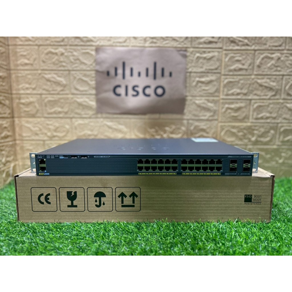 Switch Cisco Catalyst 2960X Series (WS-C2960X-24TS-L) ใช้งานปกติ ...