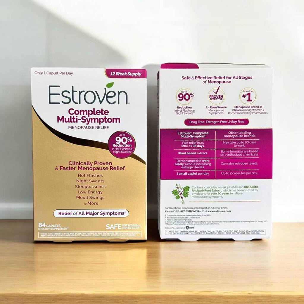 วิตามินวัยทองใกล้หมดประจำเดือน Estroven Multi-Symptom ขนาด 84เม็ด ทาน ...