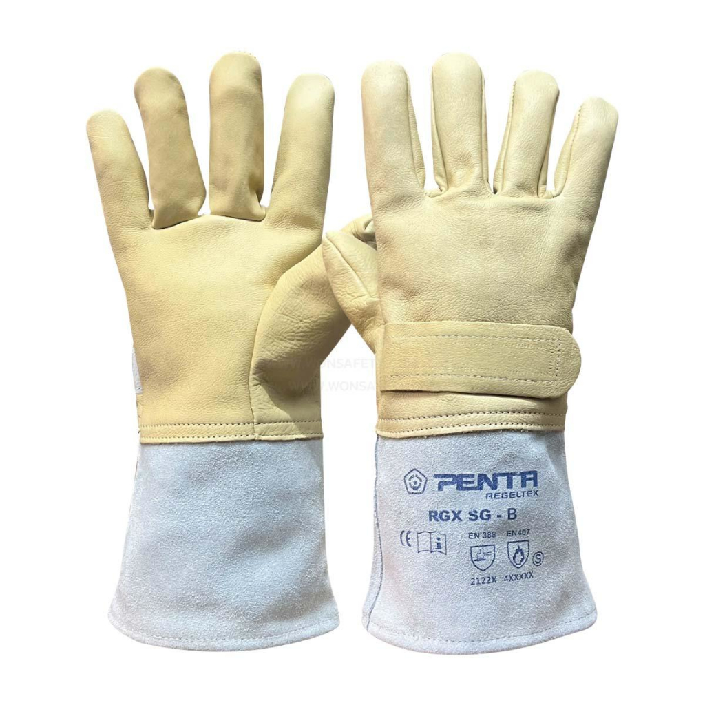 ถุงมือหนังสวมทับถุงมือยางกันไฟฟ้าREGELTEX รุ่น RGX SG (ไม่รวมถุงมือยาง ...