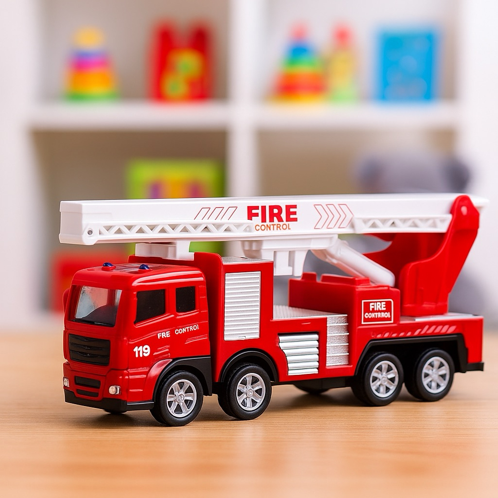 รถดับเพลิง Scale Fire Engine scale 1:55 ขายดี!! ขยับได้หลายจุด เป็น ...