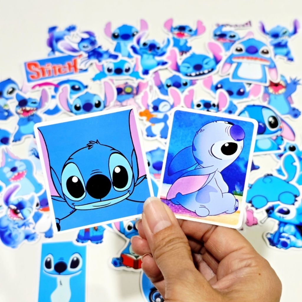 สติ๊กเกอร์ Stitch (ชุด2) สติทช์ สติ๊ด pvc ติดแน่น กันน้ำ ติดกระเป๋า ...
