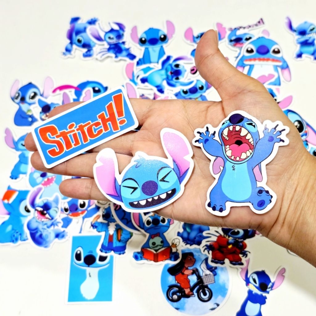 สติ๊กเกอร์ Stitch (ชุด2) สติทช์ สติ๊ด pvc ติดแน่น กันน้ำ ติดกระเป๋า ...