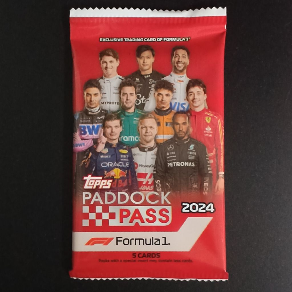 (Sealed Pack) ซองสุ่มการ์ดฟอร์มูล่า วัน 2024 TOPPS PADDOCK PASS FORMULA ...