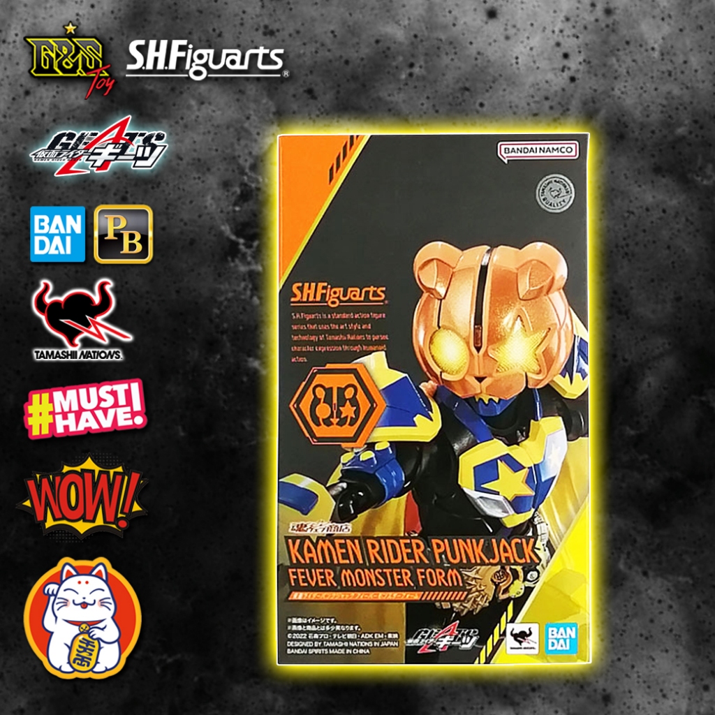 S.H.Figuarts Kamen Rider Punk Jack Fever Monster Form / จาก Kamen Rider ...
