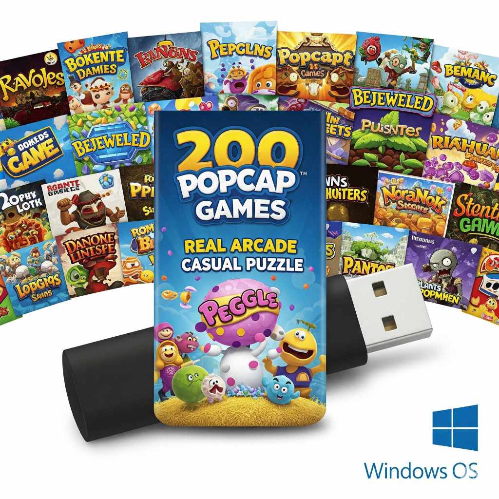 USB เกมส์ Mini Game PC 200 IN 1 | เกมส์ไม่ใช้เน็ต | Shopee Thailand