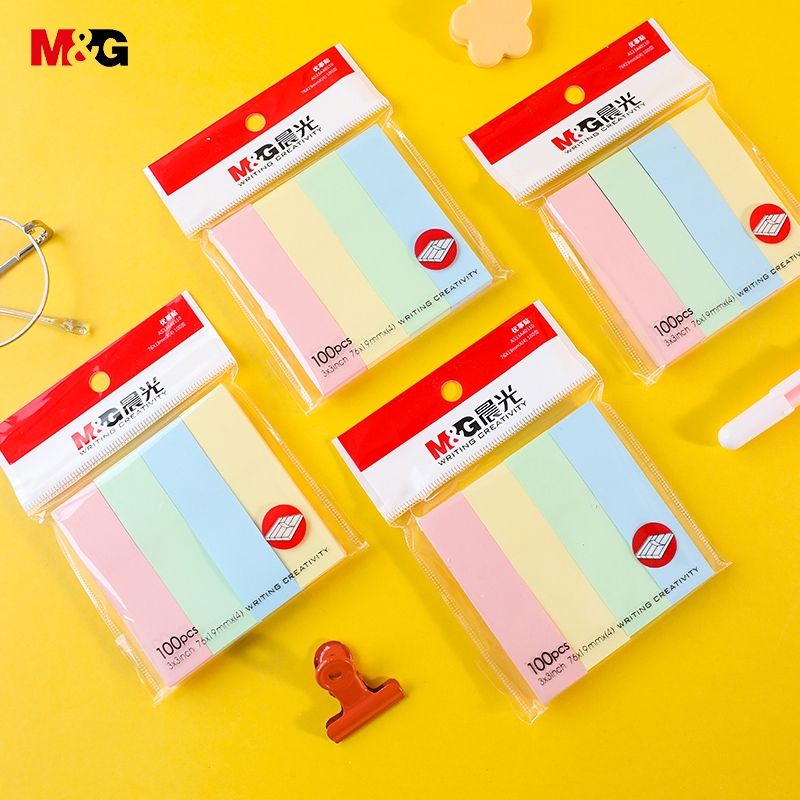 M&G YS-187 กระดาษโน๊ต สติกเกอร์ดัชนี กระดาษโน๊ต อินเด็กซ์ Sticky Notes ...