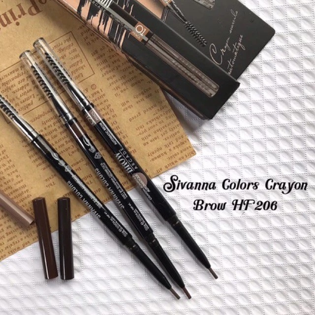 HF206 แท้ 100% Sivanna Crayon Sources Automatique Eyebrow Pencil ...