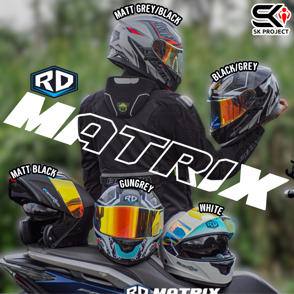 หมวกกันน็อคยกคาง RD Matrix ลายใหม่ล่าสุด ส่งไว!! 320sp.online | Shopee ...