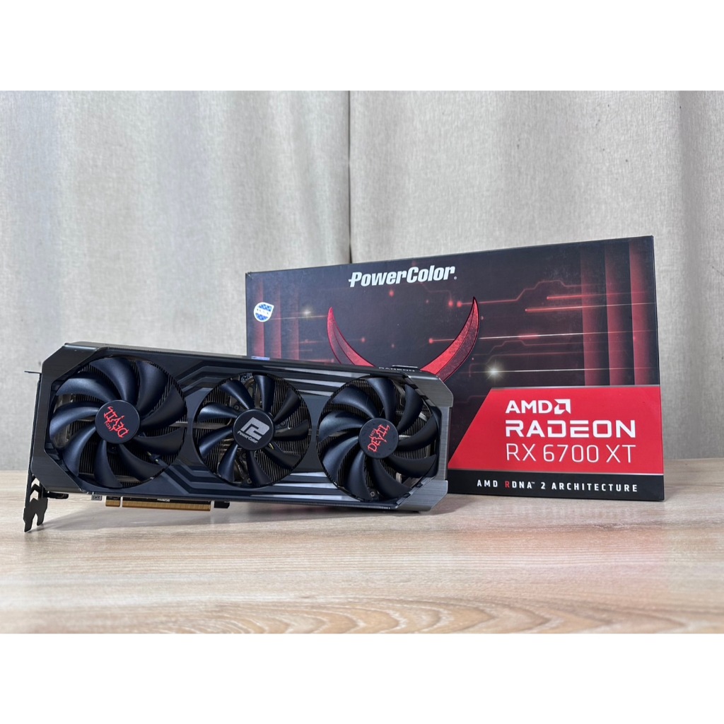 การ์ดจอ(graphic card) POWERCOLOR RADEON RX 6700 XT RED DEVIL 12GB GDDR6