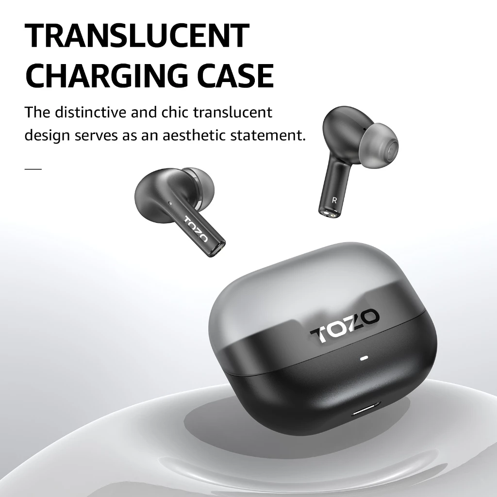 TOZO Agile Nova หูฟังบลูทูธ หูฟังไร้สาย หูฟังอินเอีย เบสหนัก Bluetooth 5.3 แบต 7 ชม/ชาร์จ IPX4