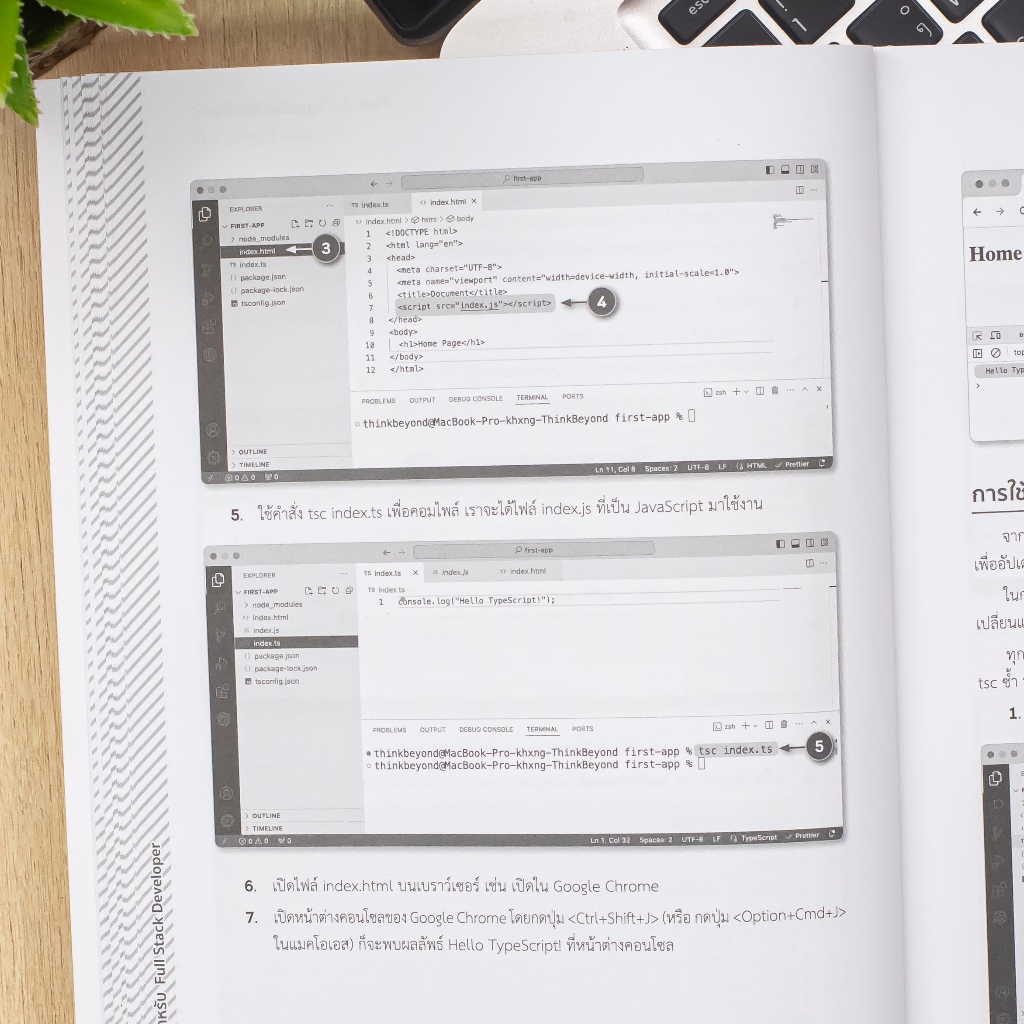 หนังสือ TypeScript + Node.js สำหรับ Full Stack Developer(Think Beyond ...
