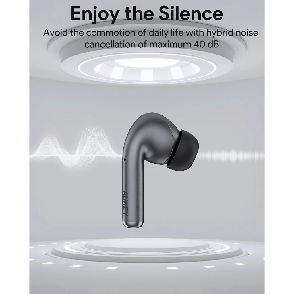 AUKEY EP-B1 Beyond ANC Pro หูฟังไร้สาย หูฟังบลูทูธ หูฟังไร้สายตัดเสียงรบกวน เบสแน่น Bluetooth 5.4 Hybrid ANC