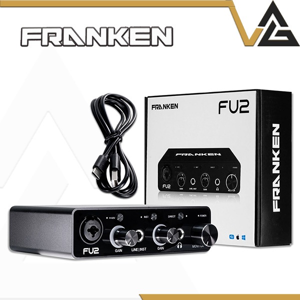 FRANKEN FU2 ออดิโอ อินเตอร์เฟส 2in/out เครื่องเสียง สตูดิโอ Type-C USB ...
