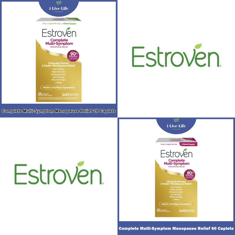 Estroven - Complete Multi-Symptom Menopause Relief 28 or 60 Caplets ...