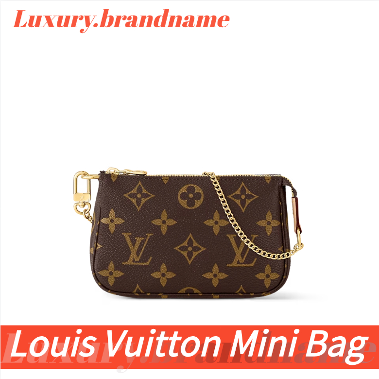 Louis Vuitton Mini Pochette Accessoires Chain Bag Shopee Thailand