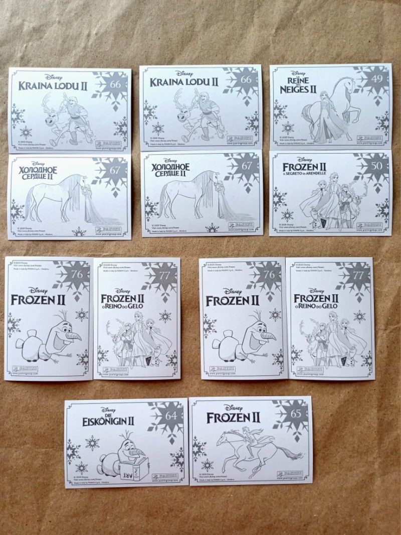 #ชุด2 สติ๊กเกอร์โฟรเซ่น (DISNEY - FROZEN 2 - THE CRYSTAL STICKER ...