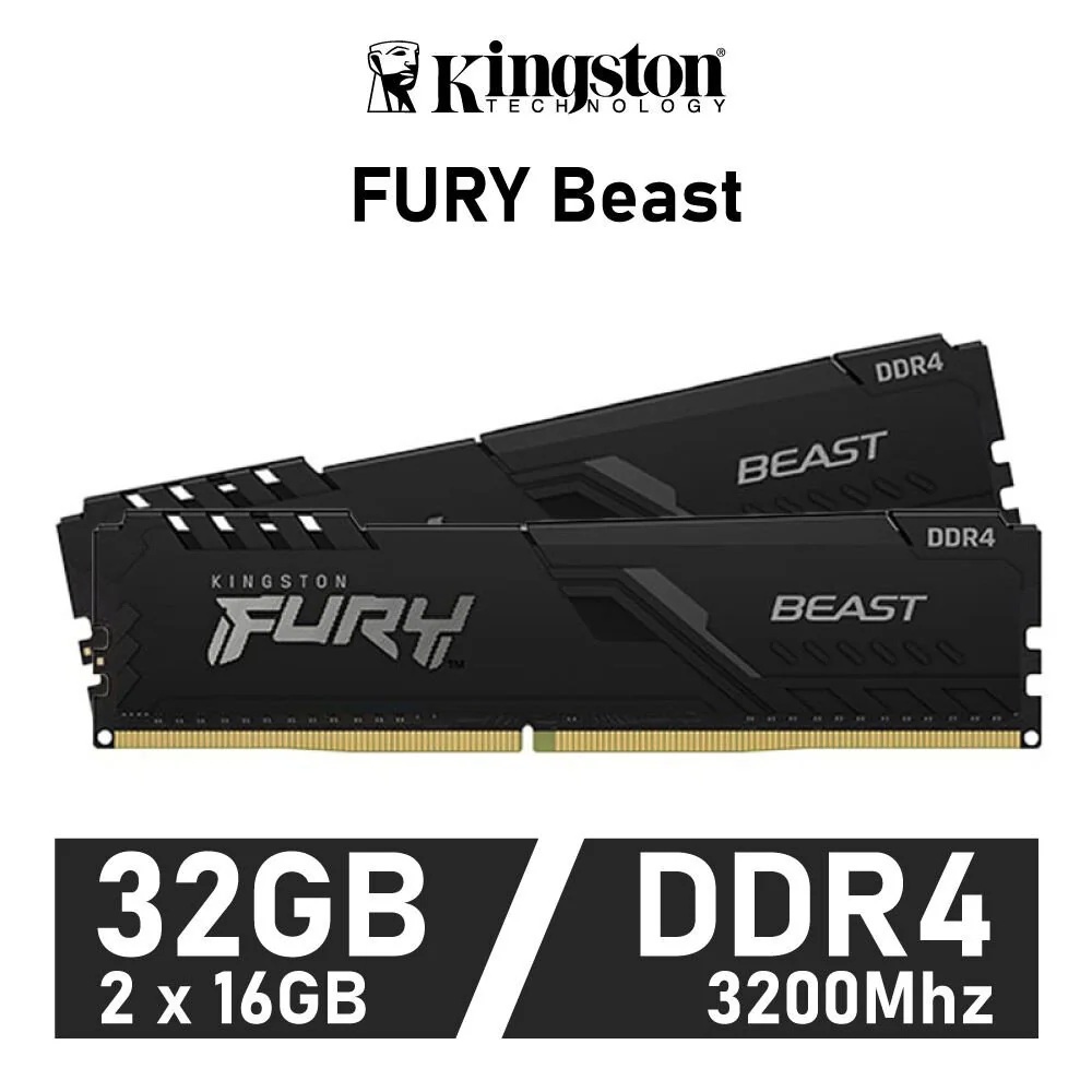 Kingston Fury Ddr4 Kingston Hyperx 32gb Ram 32GB (16GBx2) DDR4