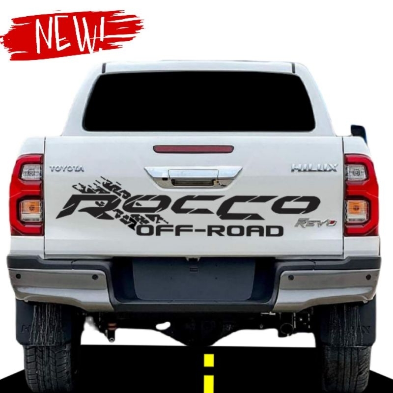 สติ๊กเกอร์ติดฝ่าท้าย Toyota Rocco สติกเกอร์ off-road | Shopee Thailand
