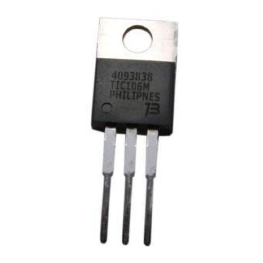 SCR TIC106M Texas Instruments 600V 4A – Transistor Vintage NOS – Boîtier TO-220