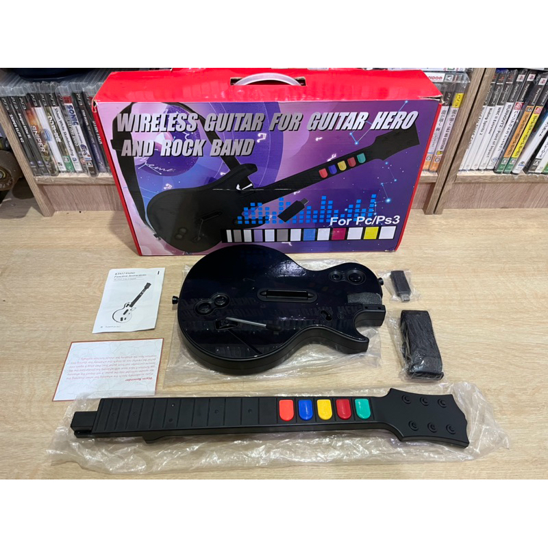 Batería Y Guitarra Nintendo Wii Guitar Hero Rock Band | Cuotas sin interés