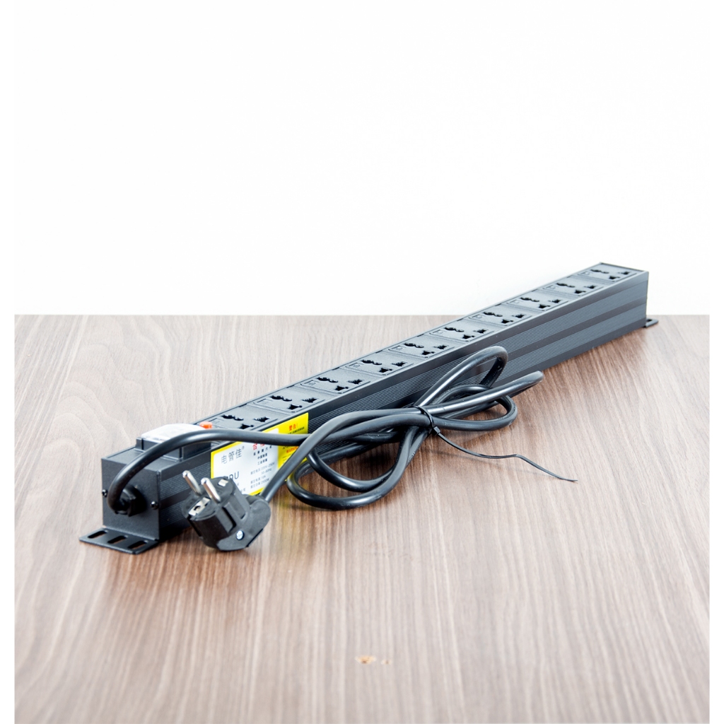 PDU high power plug strip 16A ตู้ซ็อกเก็ต 10 ตำแหน่งห้องเครื่องซ็อกเก็ต ...