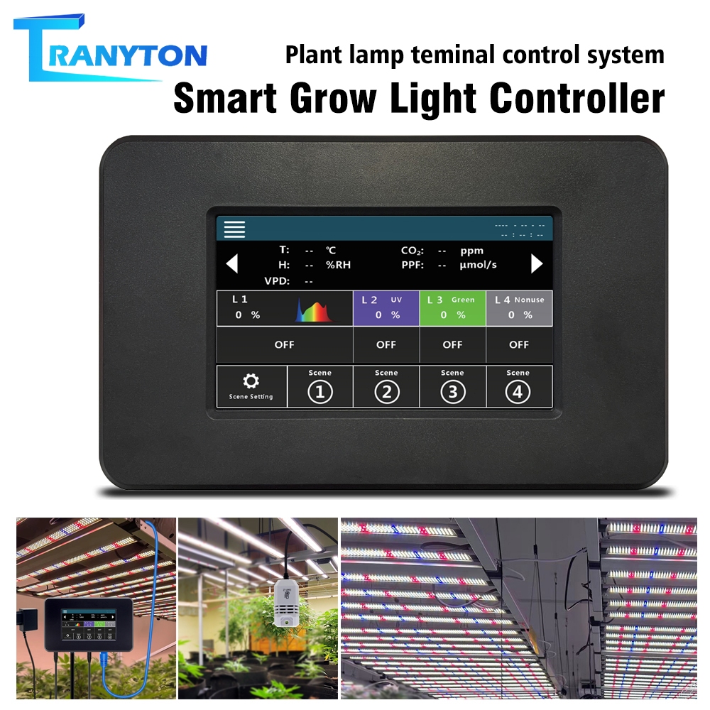 Smart Grow Controller หน้าจอสัมผัส LED เครื่องวัด อุณหภูมิในตัว ...