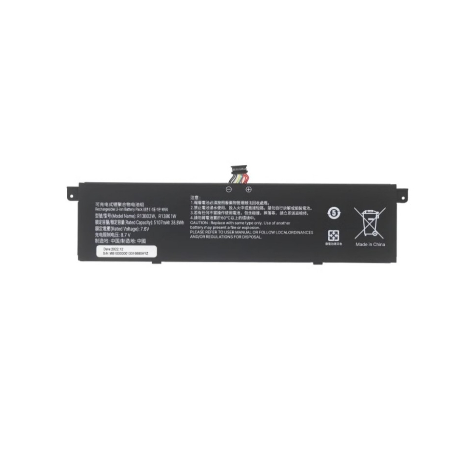 R13B01W Laptop Battery For Xiaomi Mi Air 13.3 Series Tablet PC Tablet 7.6V 39WH R13B02W