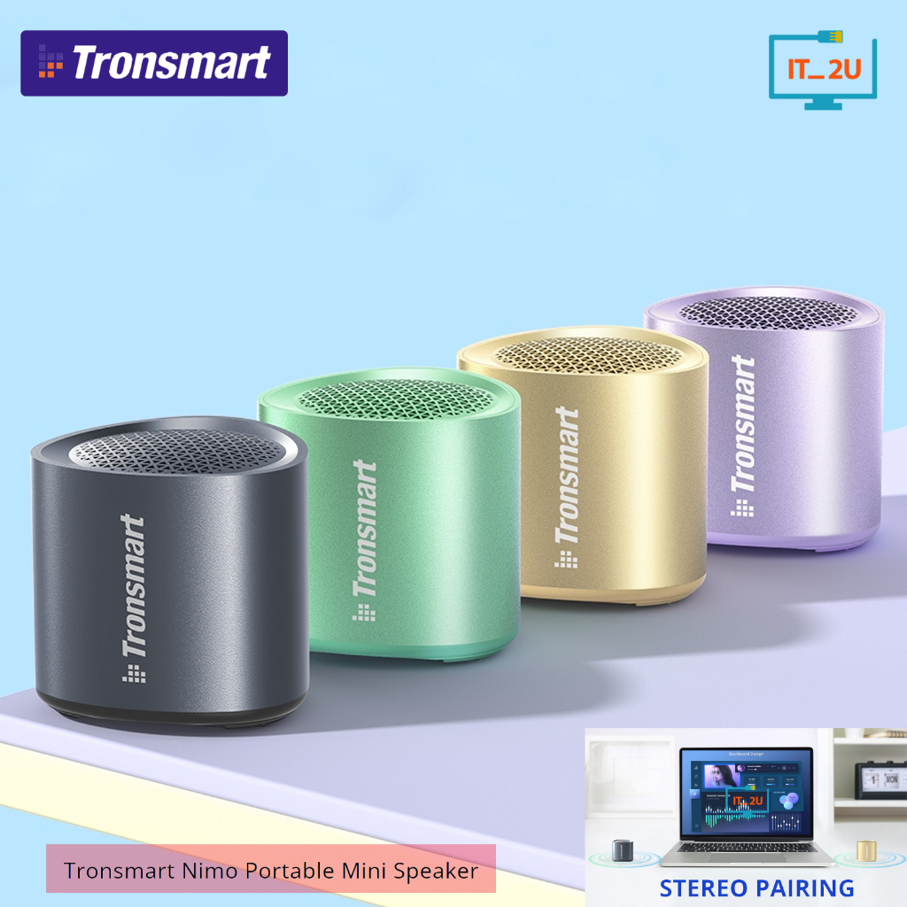 Tronsmart Nimo Portable Mini Speaker Bluetooth กันน้ำIPX7 รองรับTWS ...
