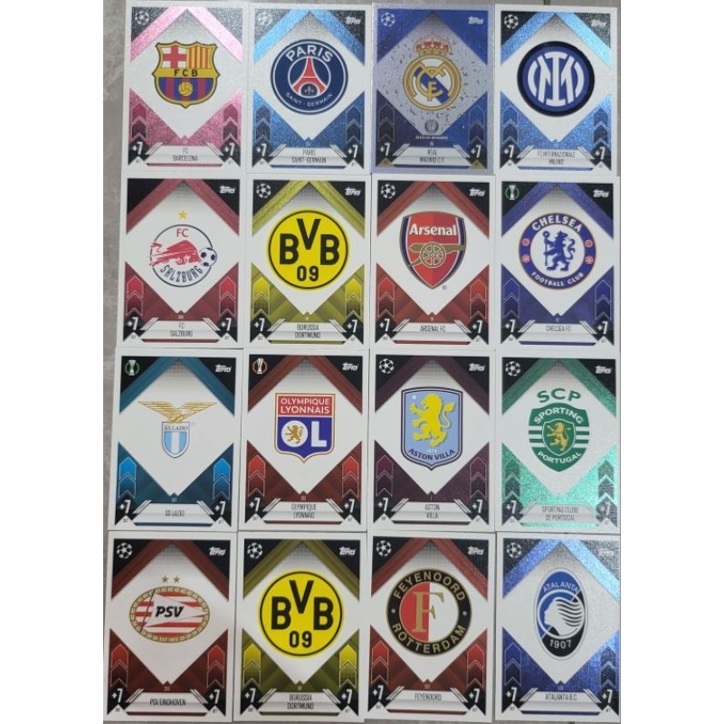 Topps Match Attax 24/25 Team Badges | Shopee Thailand