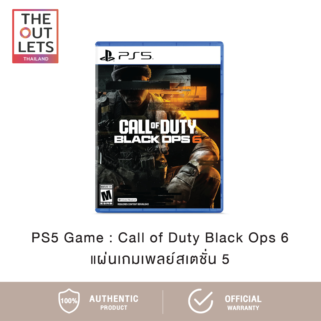 PlayStation Game PS5 Call of Duty Black Ops 6 แผ่นเกม เพลย์สเตชั่น 5 ...
