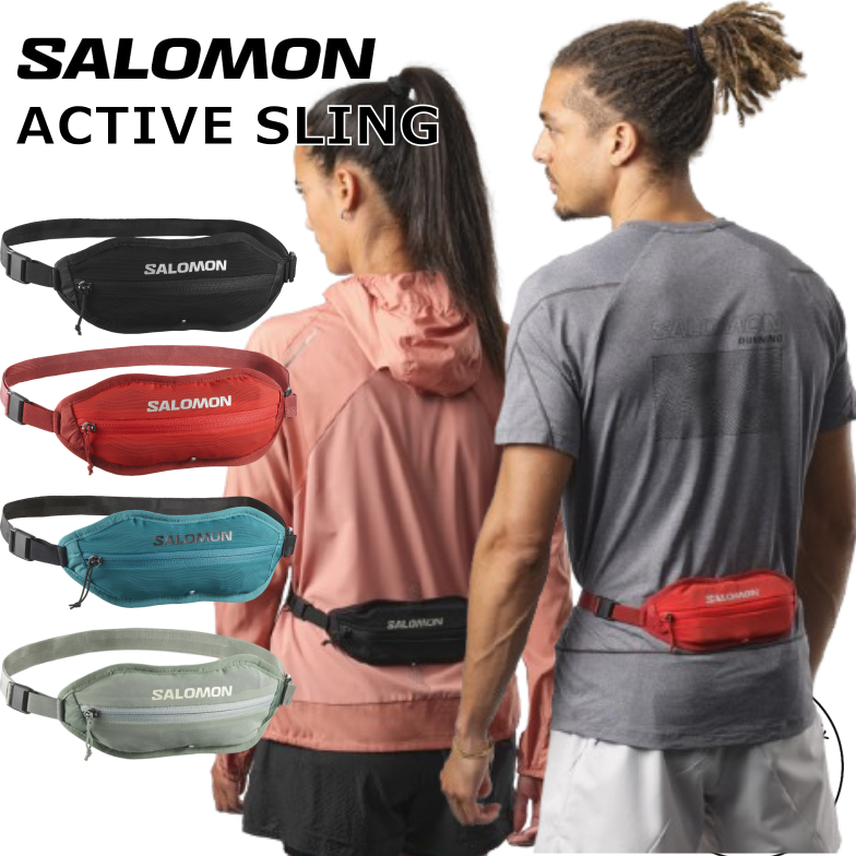 Salomon ACTIVE SLING เข็มขัด Unisex Running Runner Pouch Trail Jogging ...