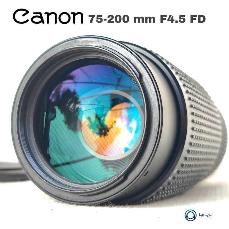 Dslr Lens Canon Fd 200mm F4 Macro 外観キレイ☆キャノン CANON NEW