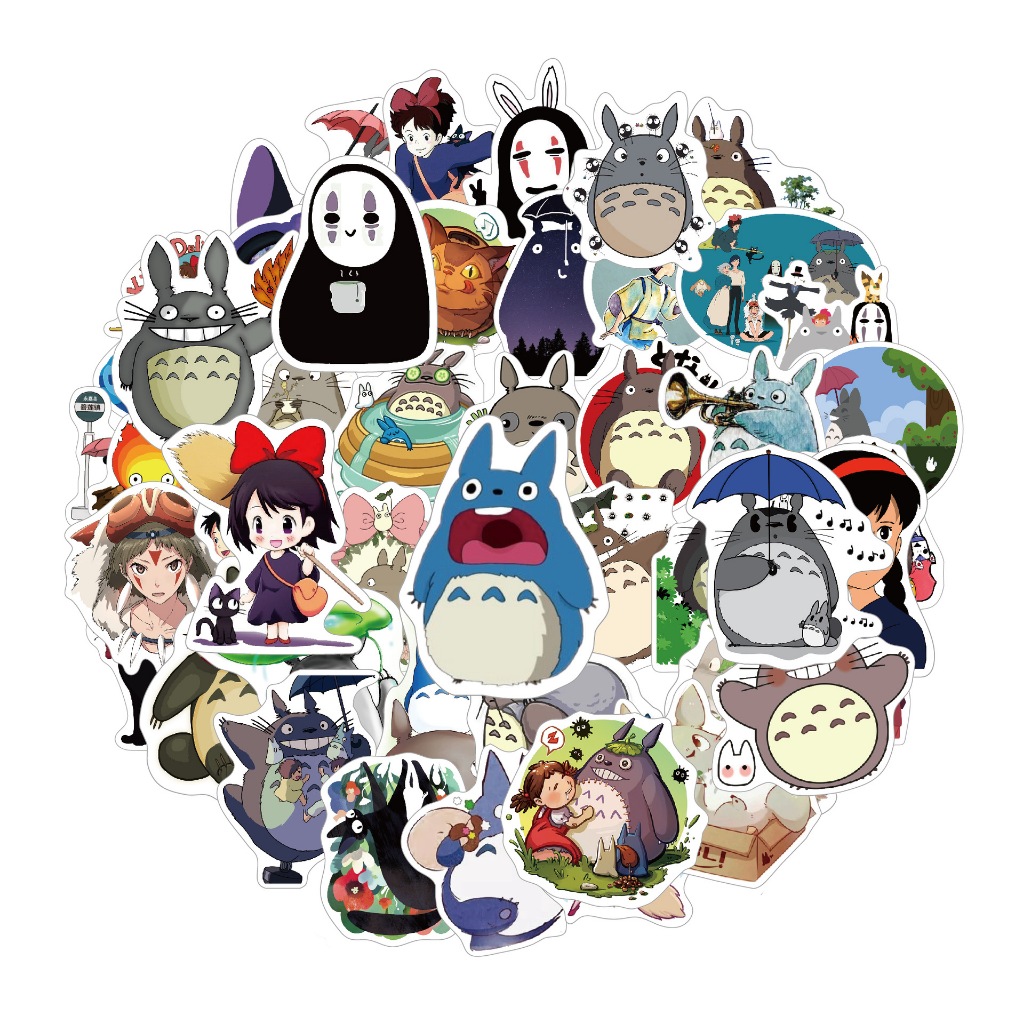 สติ๊กเกอร์โทโทโร่ totoro sticker สติ๊กเกอร์ โทโทโร่ sticker ghibli ของ ...