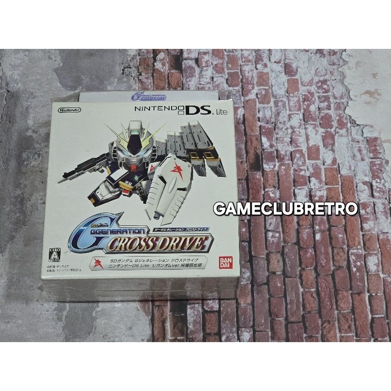 NIntendo DS Lite Gundam G Generation Cross Drive JP Brand
