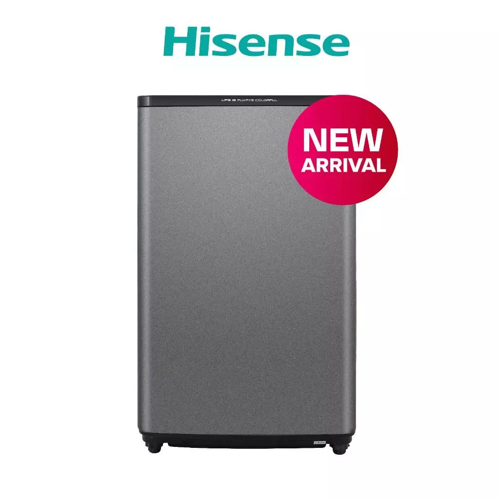 Hisense เครื่องซักผ้าฝาบน รุ่น WT105GE30 สีเทา ความจุ 10.5 กก.