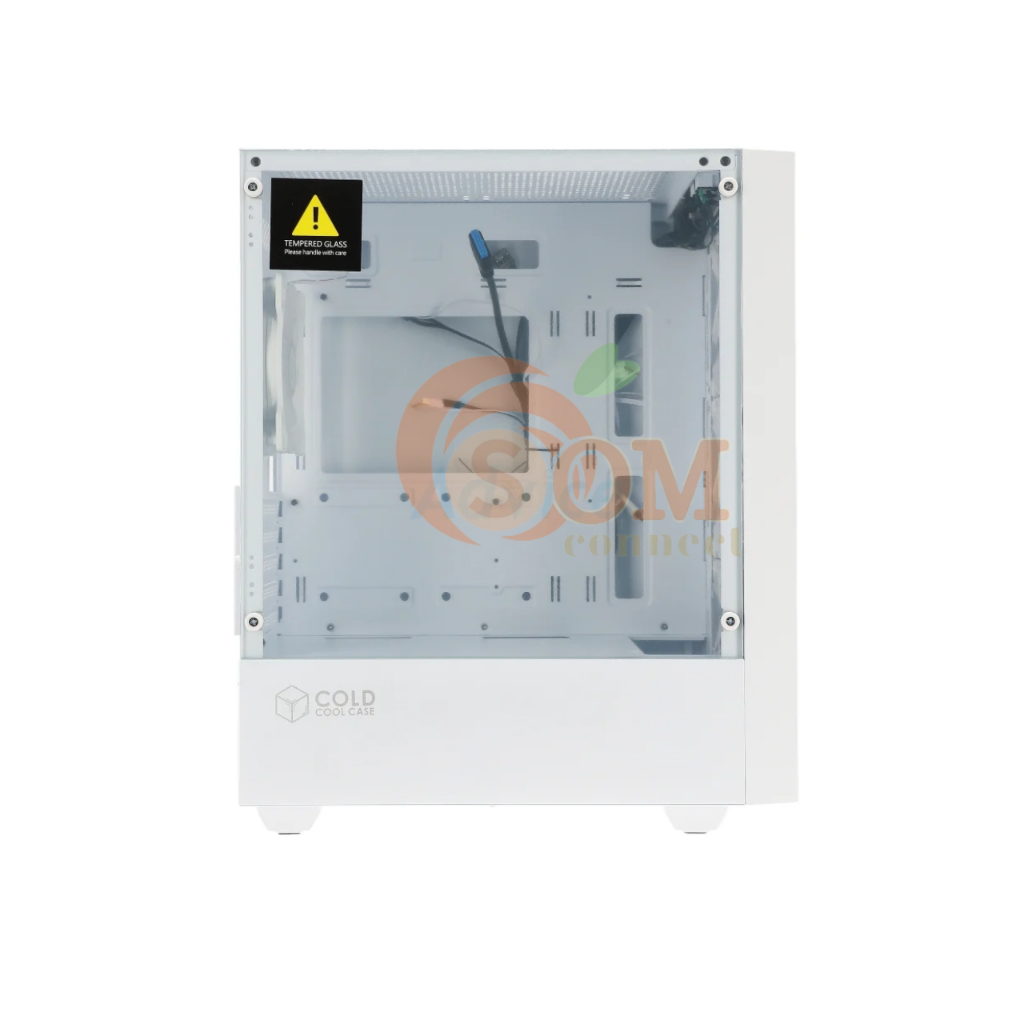 CASE (เคสคอมพิวเตอร์) COLD COOL SC4 (White-สีขาว) รองรับ Micro ATX ...