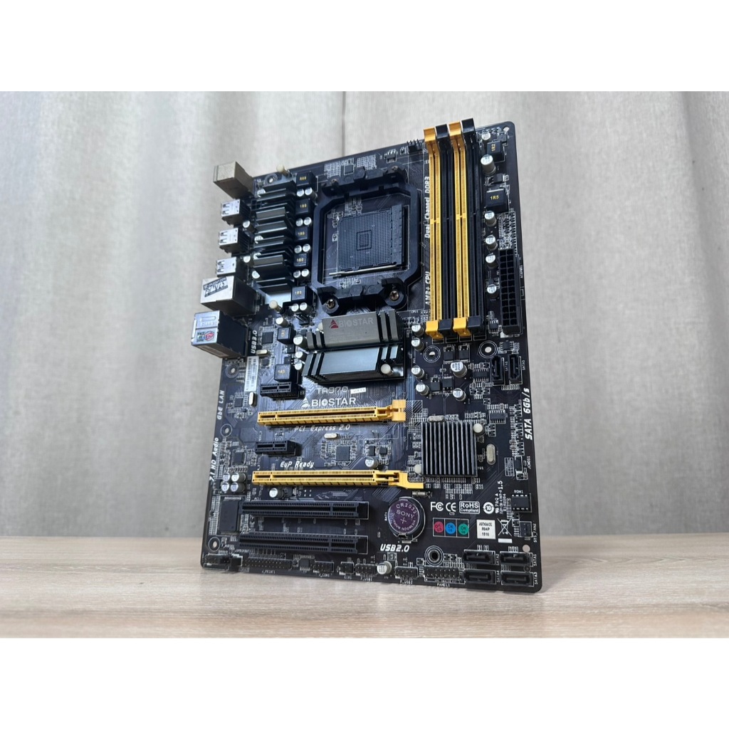 เมนบอร์ด(mainboard) BIOSTAR TA970 (socket am3+) | Shopee Thailand