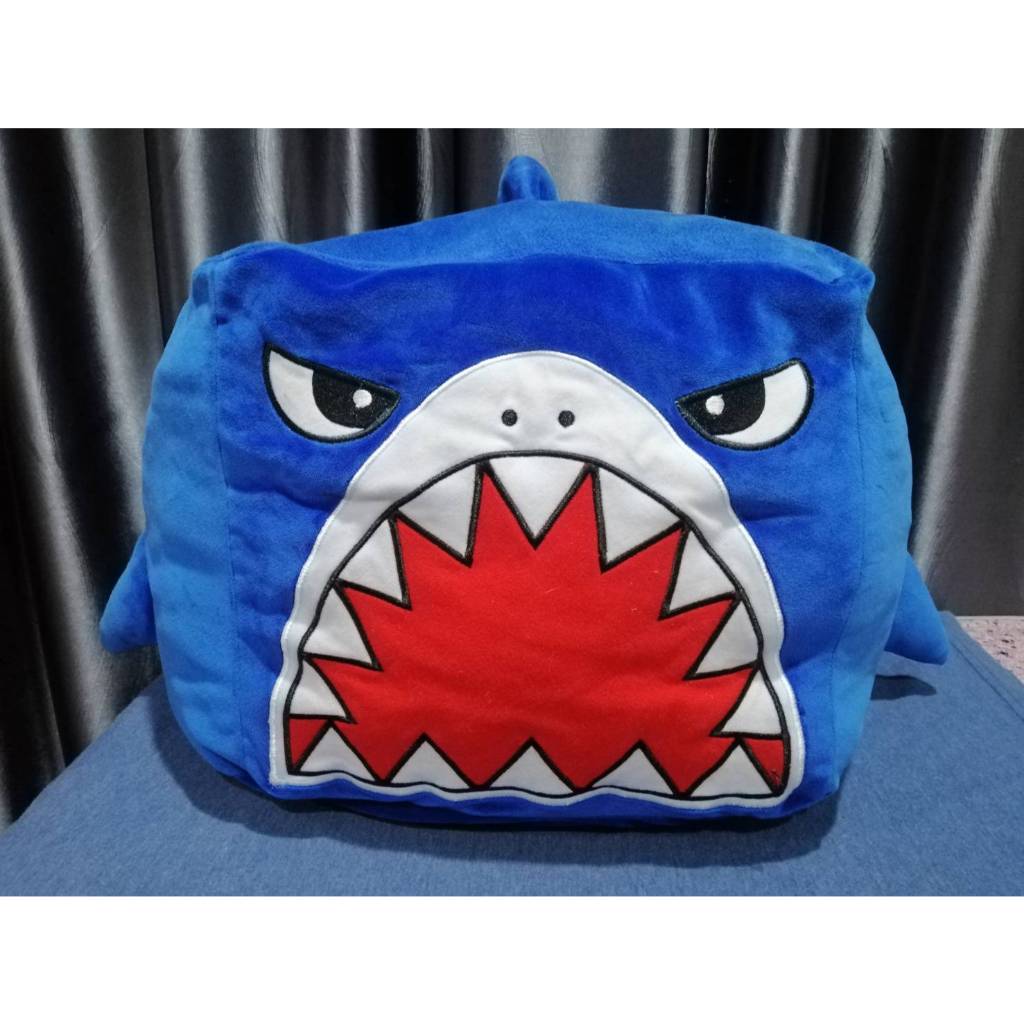 ตุ๊กตาฉลาม Squishy Shark Cube Cushion Shark Plush Pillow ขนาด 11x11x11 ...